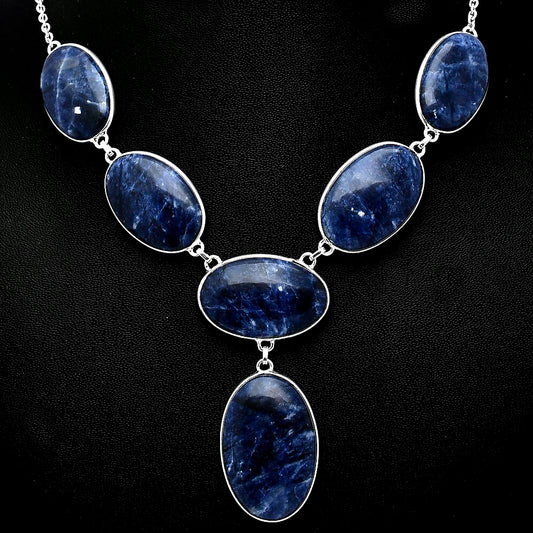 Natural Sodalite Necklace N-1013 58-EN10201