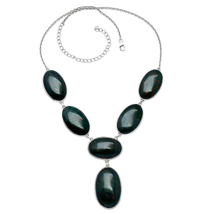 Natural Blood Stone - India Necklace N-1013 58-EN10203