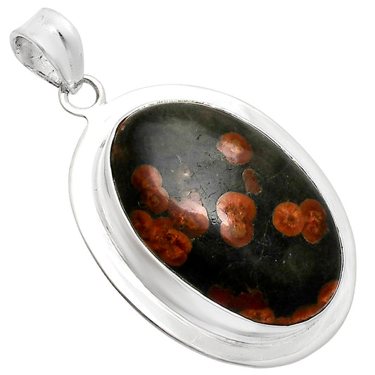 Premium Quality Peanut Obsidian Pendant P-1076 58-EP10719