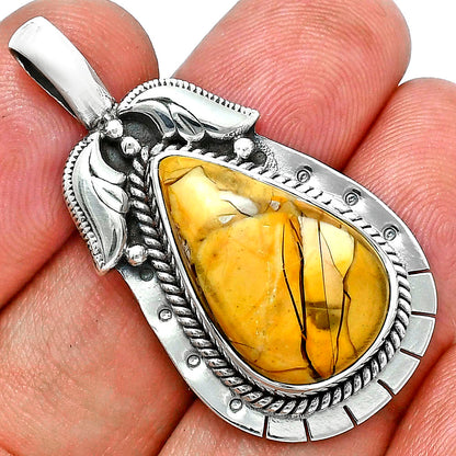 Premium Quality Brecciated Mookaite Pendant P-1568 58-EP10740
