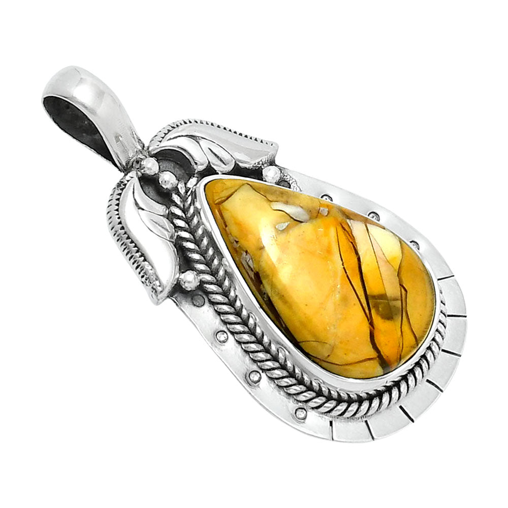 Premium Quality Brecciated Mookaite Pendant P-1568 58-EP10740