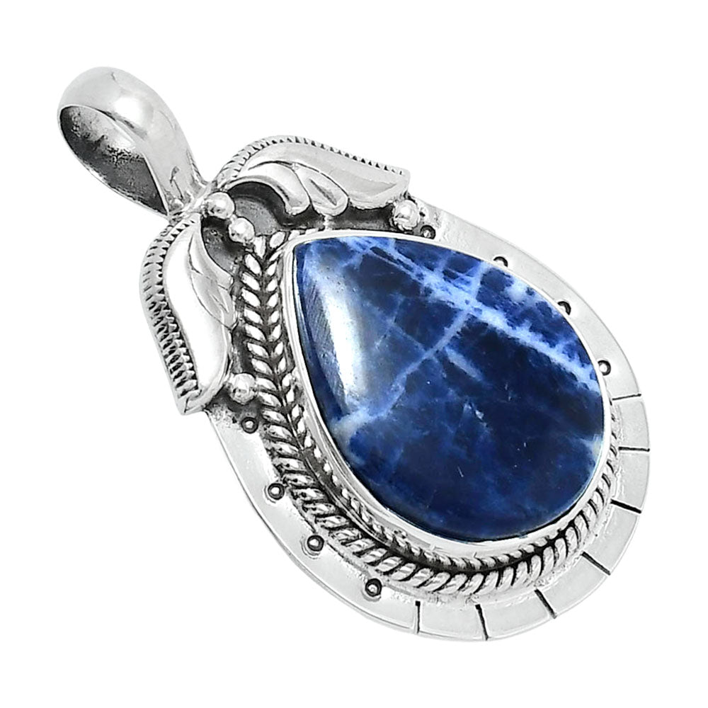Premium Quality Natural Sodalite Pendant P-1568 58-EP10745