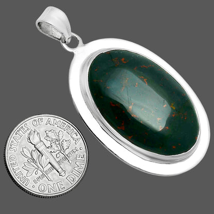 Premium Quality Blood Stone - India Pendant P-1076 58-EP10755