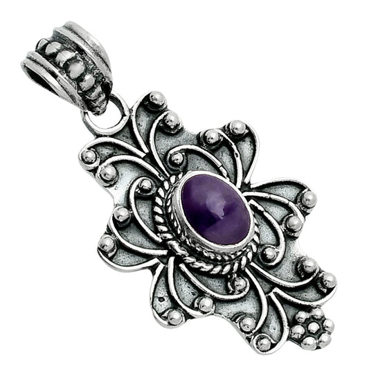 Premium Super 23 Amethyst Mineral From Auralite Pendant P-1558 58-EP10761