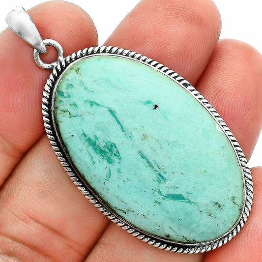 Premium Quality Dendritic Chrysoprase - Africa Pendant P-1056 58-EP10762