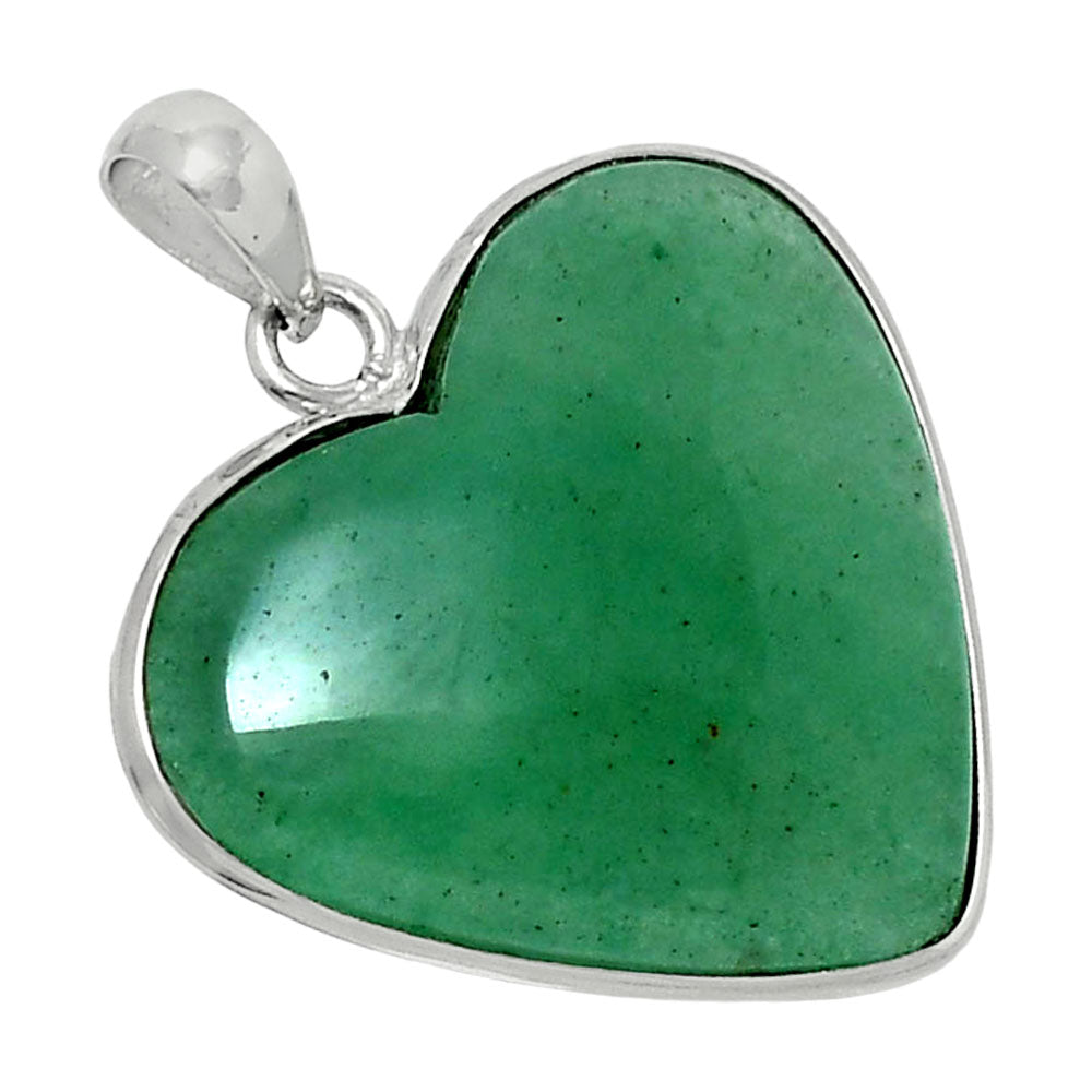 Heart Premium Green Aventurine Pendant P-1043 58-EP10766