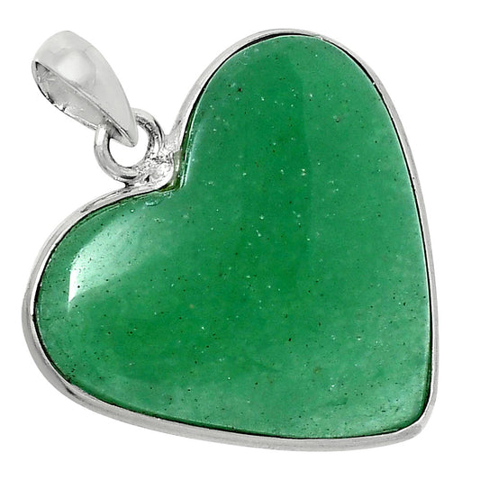 Heart Premium Green Aventurine Pendant P-1043 58-EP10767