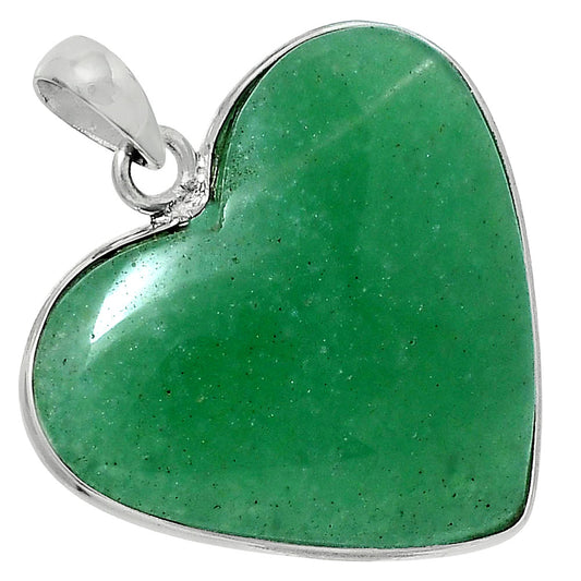Heart Premium Green Aventurine Pendant P-1043 58-EP10768