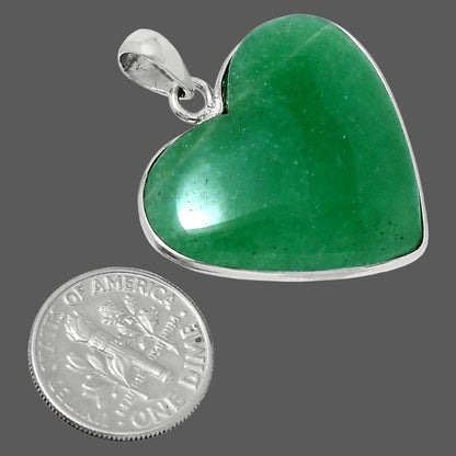 Heart Premium Green Aventurine Pendant P-1043 58-EP10768