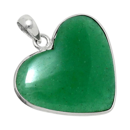 Heart Premium Green Aventurine Pendant P-1043 58-EP10771