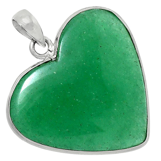 Heart Premium Green Aventurine Pendant P-1043 58-EP10772