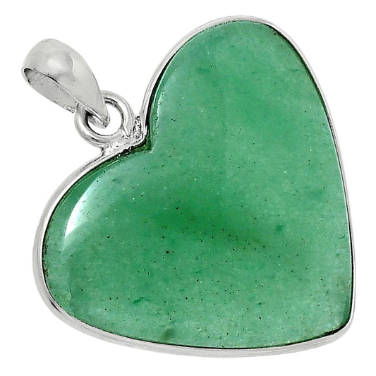 Heart Premium Green Aventurine Pendant P-1043 58-EP10773