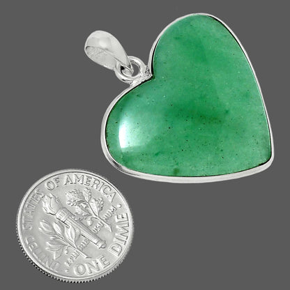 Heart Premium Green Aventurine Pendant P-1043 58-EP10773