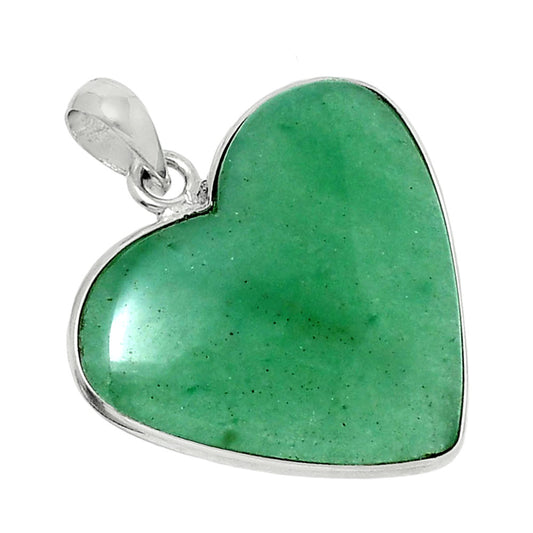Heart Premium Green Aventurine Pendant P-1043 58-EP10773