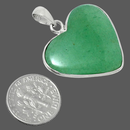Heart Premium Green Aventurine Pendant P-1043 58-EP10775