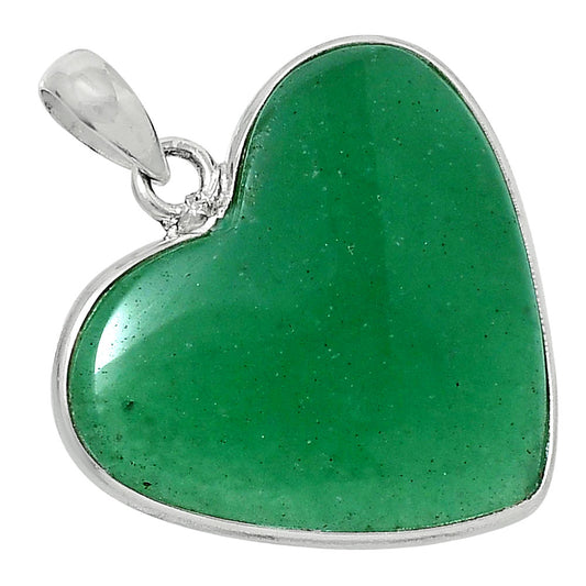 Heart Premium Green Aventurine Pendant P-1043 58-EP10776