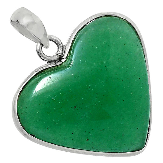 Heart Premium Green Aventurine Pendant P-1043 58-EP10779
