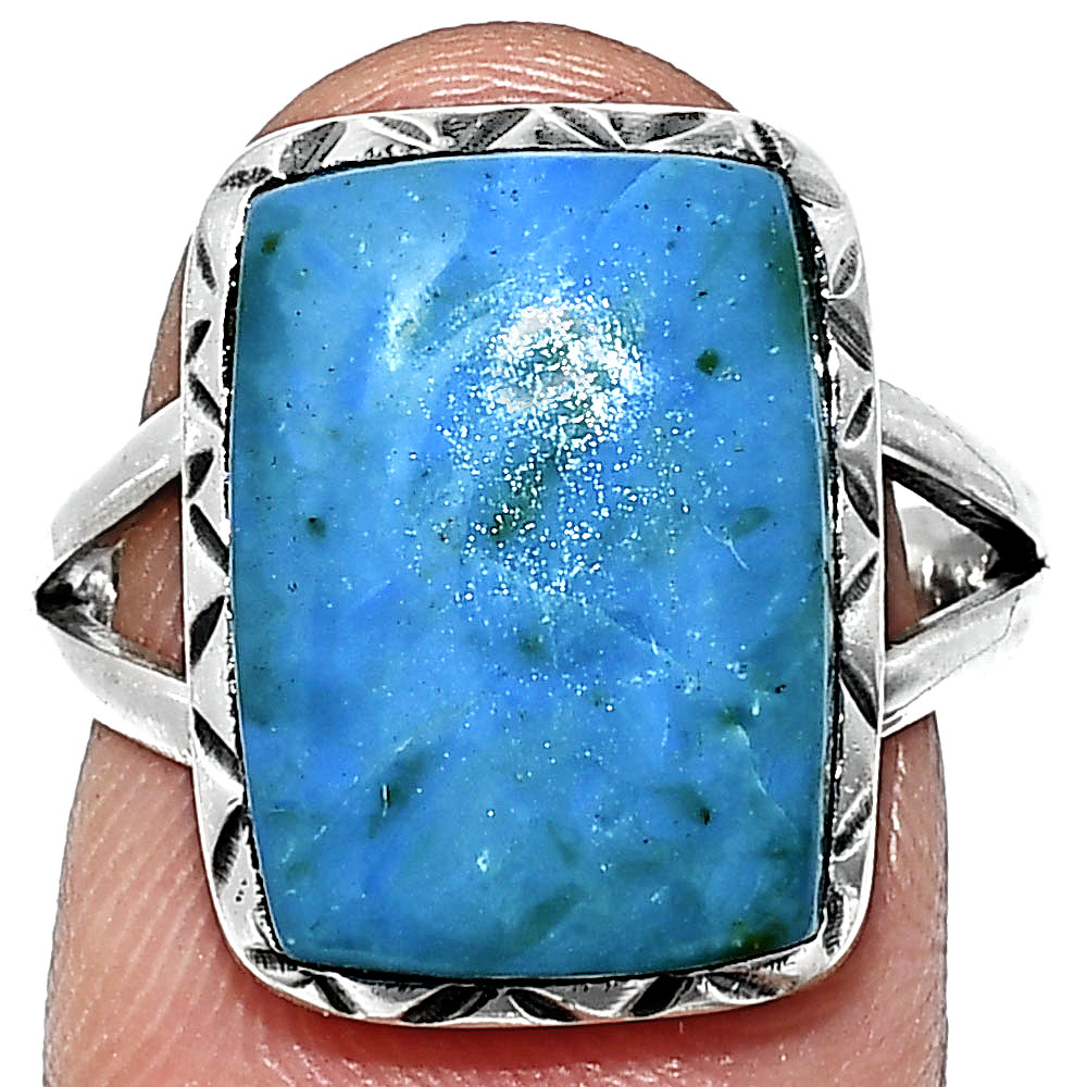 Premium Quality Azurite Chrysocolla Ring size-8 R-1074 58-ER14602