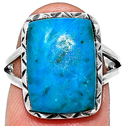 Premium Quality Azurite Chrysocolla Ring size-8 R-1074 58-ER14602