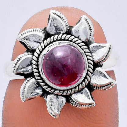 Premium Quality Sun - Lab Created Ruby Ring size-7 R-1617 58-ER14634
