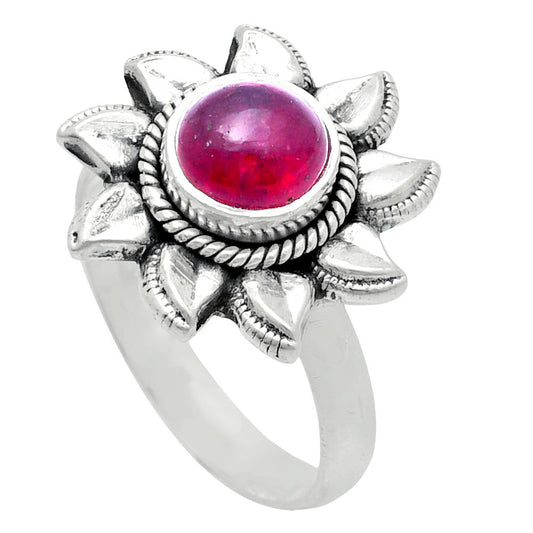 Premium Quality Sun - Lab Created Ruby Ring size-7 R-1617 58-ER14634
