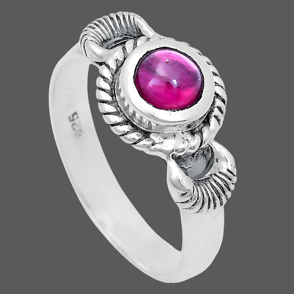 Premium Quality Lab Created Ruby Ring size-6 R-1733 58-ER14643