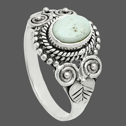 Premium Quality White Scolecite Ring size-7 R-1280 58-ER14658