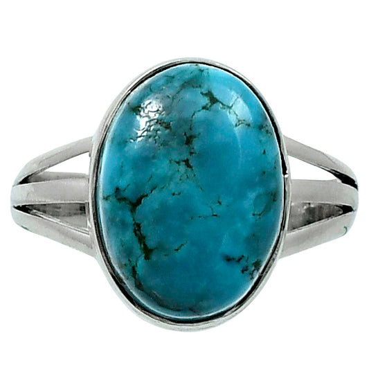 Premium Quality Peruvian Blue Opal Ring size-7 R-1003 58-ER14696
