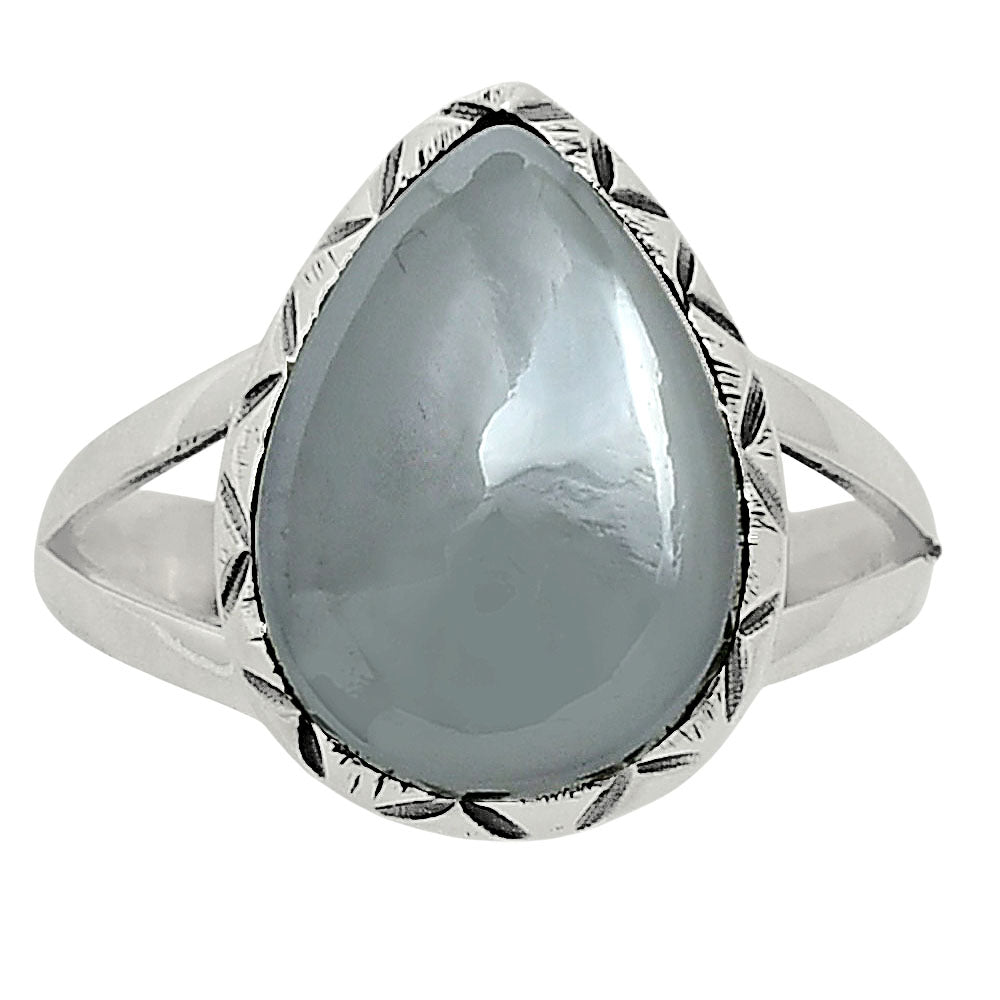 Premium Quality Natural Gunmetal Ring size-7 R-1074 58-ER14705