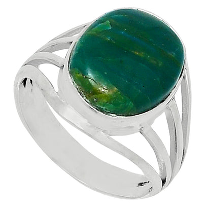 Premium Quality Peruvian Blue Opal Ring size-10 R-1219 58-ER14728