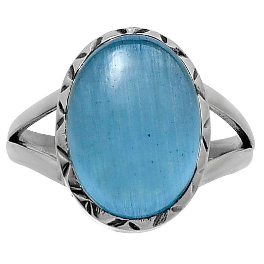 Premium Quality Blue Quartz Ring size-7 R-1074 58-ER14755