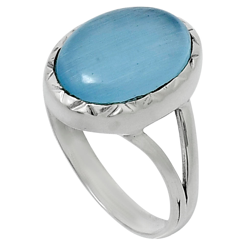 Premium Quality Blue Quartz Ring size-8 R-1074 58-ER14758