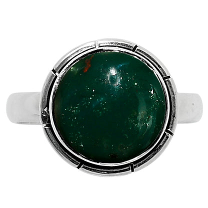 Natural Blood Stone - India Ring size-7 R-1011 58-ER14831