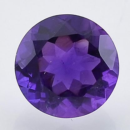 Natural African Amethyst Round Shape Standard Cut Loose Gemstone AFR1001