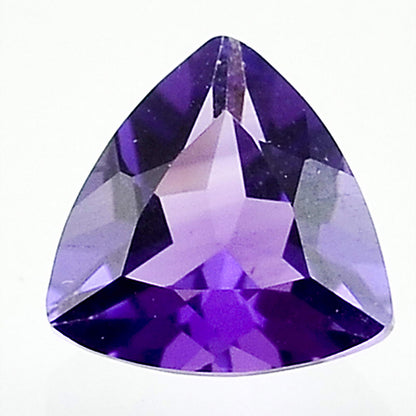 Natural African Amethyst Trillion Shape Standard Cut Loose Gemstone AFR1008