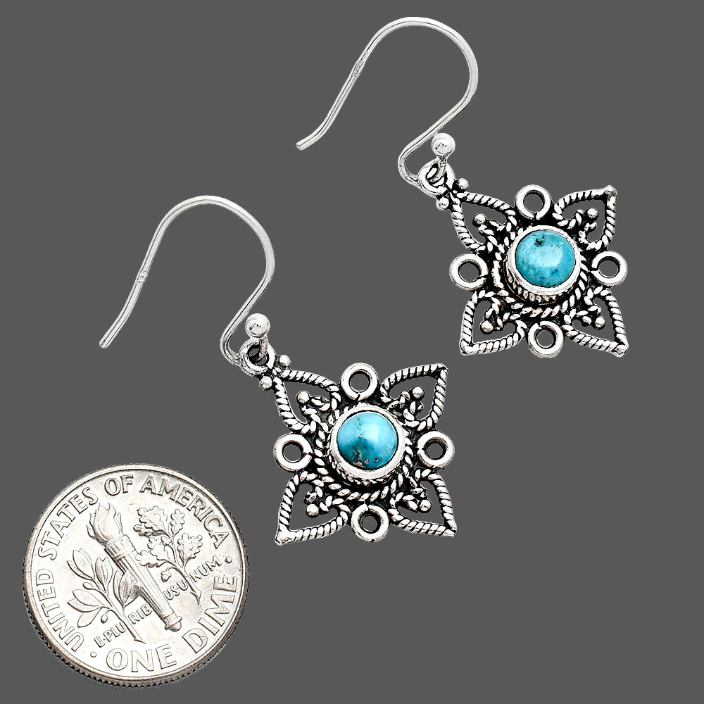 Handcrafted 925 Sterling Silver Bohemian Star Natural Gemstone Earrings AGE1003 E-1250