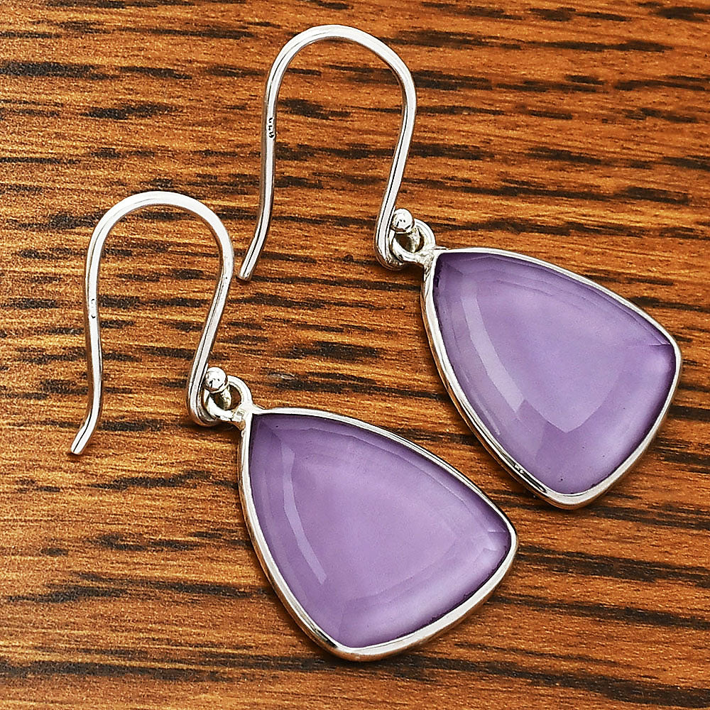 Minimalist Faceted Amethyst Teardrop Earrings in 925 Sterling Silver AGE1027 E-1005