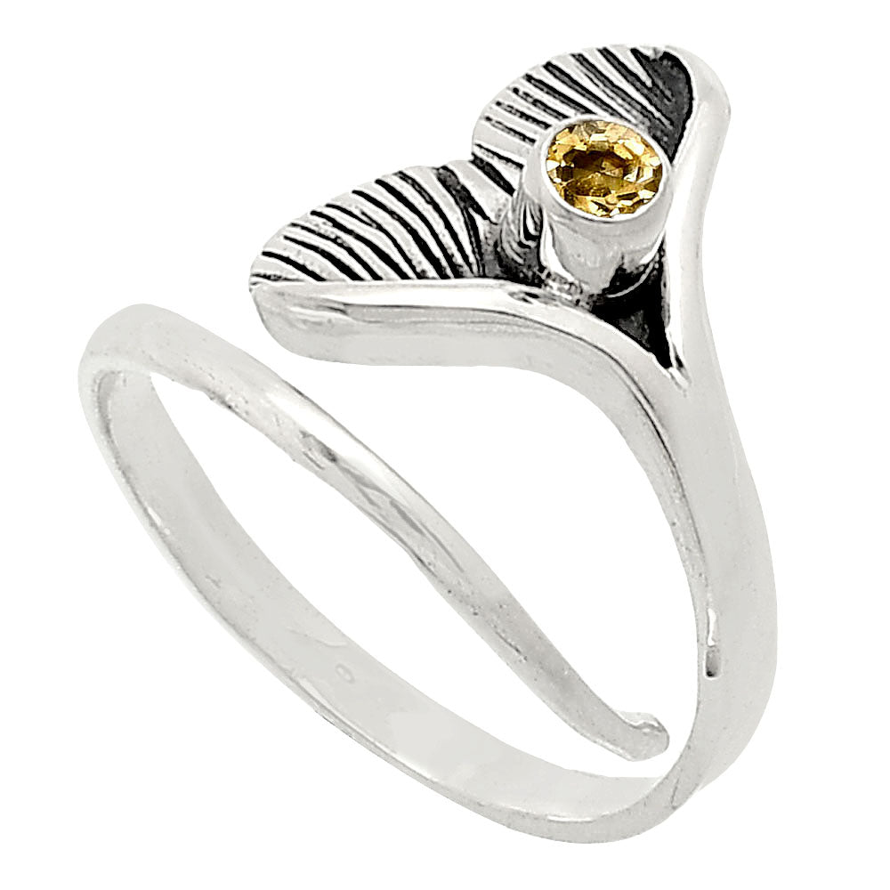 Mermaid Tail Gemstone Adjustable Ring in 925 Sterling Silver for Women AGR1001 R-1070