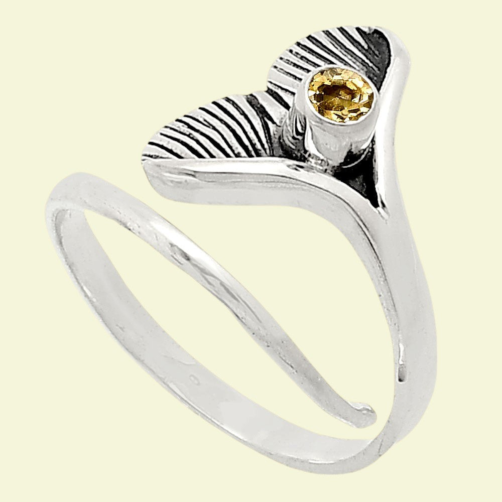 Mermaid Tail Gemstone Adjustable Ring in 925 Sterling Silver for Women AGR1001 R-1070