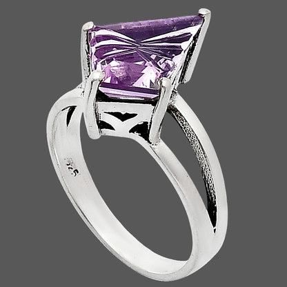 925 Sterling Silver Unique Faceted Gemstone Statement Ring for Women AGR1008 R-1019