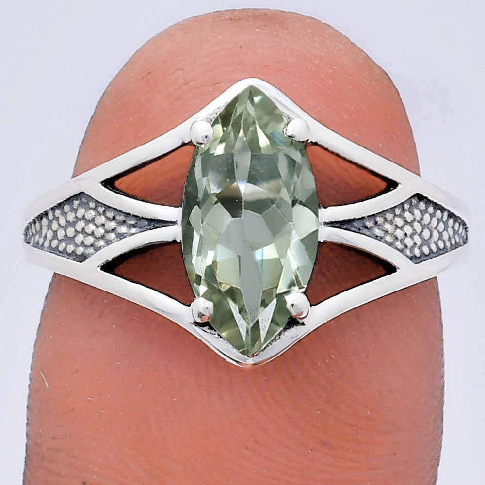 Marquise Gemstone Ring in 925 Sterling Silver Vintage Statement Style AGR1010 R-1727