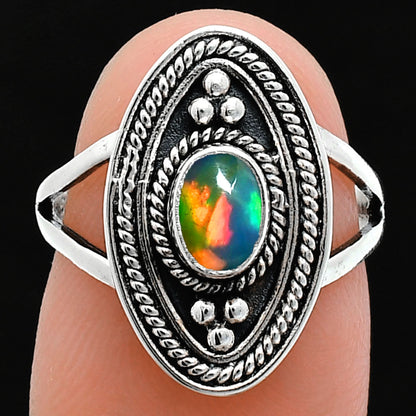 Boho Gemstone Silver Ring Handmade 925 Sterling Jewelry by Desiregem AGR1026 R-1258