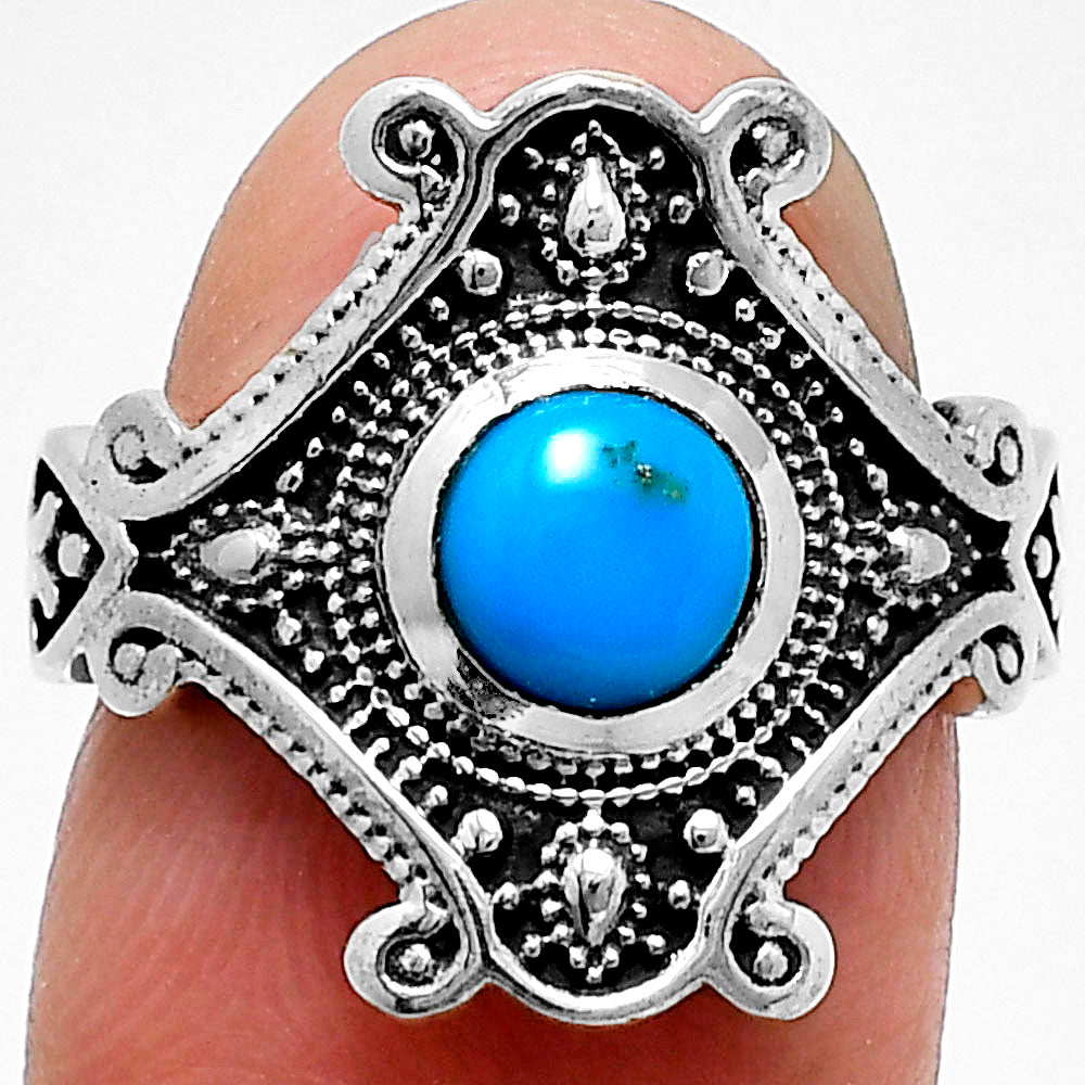 Ethnic Gemstone Silver Ring | Artisan 925 Sterling Handmade Jewelry AGR1027 R-1734