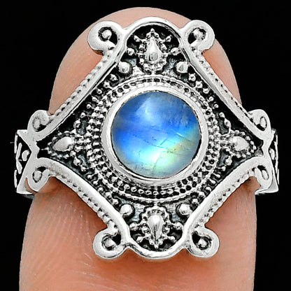 Ethnic Gemstone Silver Ring | Artisan 925 Sterling Handmade Jewelry AGR1027 R-1734
