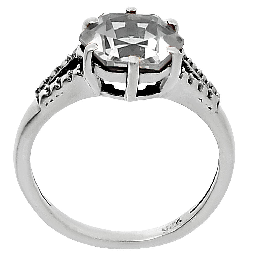 Hexagon Gemstone Ring 925 Sterling Silver Handmade Vintage Jewelry AGR1033 R-1746