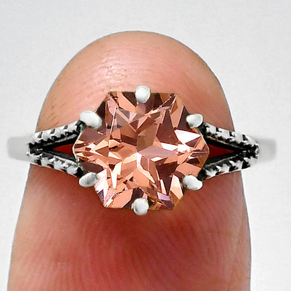 Hexagon Gemstone Ring 925 Sterling Silver Handmade Vintage Jewelry AGR1033 R-1746
