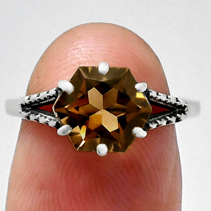 Hexagon Gemstone Ring 925 Sterling Silver Handmade Vintage Jewelry AGR1033 R-1746