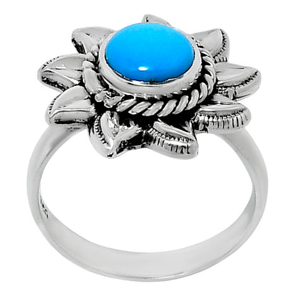 Sunflower Gemstone Ring 925 Sterling Silver Handmade Vintage Jewelry AGR1034 R-1617
