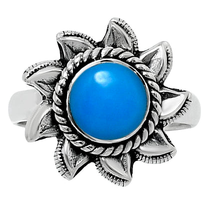 Sunflower Gemstone Ring 925 Sterling Silver Handmade Vintage Jewelry AGR1034 R-1617