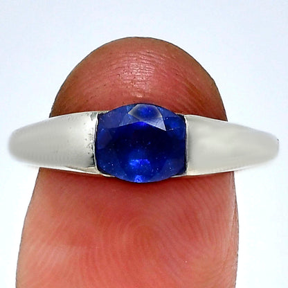 Classic Design Oval Gemstone Band Ring 925 Sterling Silver by Desiregem AGR1037 R-1743